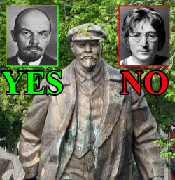 Lenin. Not Lennon.
