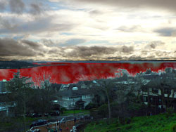 The Puget Sound runs red with blood, ravaged by hostile invading species. The Puget Sound runs red with blood, ravaged by hostile invading species.