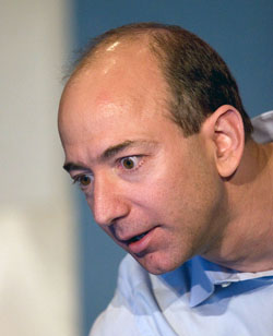 It is unknown how Amazon.com CEO Jeff Bezos is able to effectively to lead the company and spend hour after hour ogling his Kindle. It is unknown how Amazon.com CEO Jeff Bezos is able to effectively to lead the company and spend hour after hour ogling his Kindle.