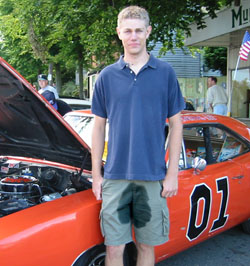 This PEE file photo from a test case at the 2007 Greenwood Car Show shows an unsuspecting victim shortly after the intense bladder-emptying scare. This PEE file photo from a test case at the 2007 Greenwood Car Show shows an unsuspecting victim shortly after the intense bladder-emptying scare.