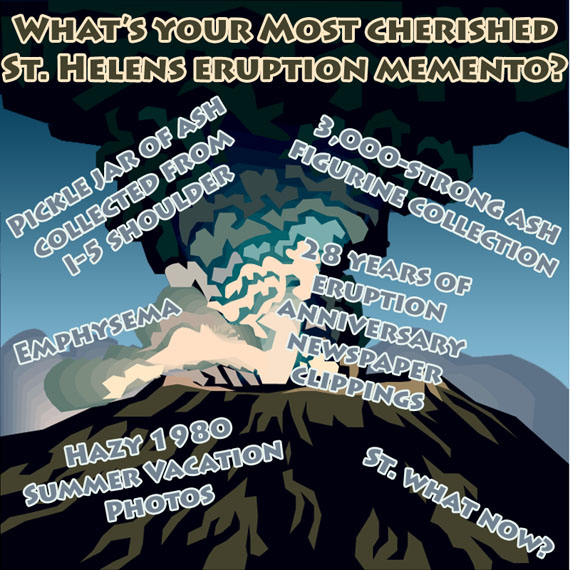 What's Your Most Cherished St. Helens Eruption Memento?