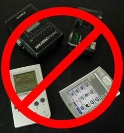 Try to fight the urge to splurge on cutting-edge gadgets such as Walkmans and Game Boys. Try to fight the urge to splurge on cutting-edge gadgets such as Walkmans and Game Boys.