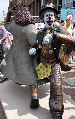 The smiling faces of local TV icons J.P. Patches and Gertrude have Fremontorians up in arms. The smiling faces of local TV icons J.P. Patches and Gertrude have Fremontorians up in arms.