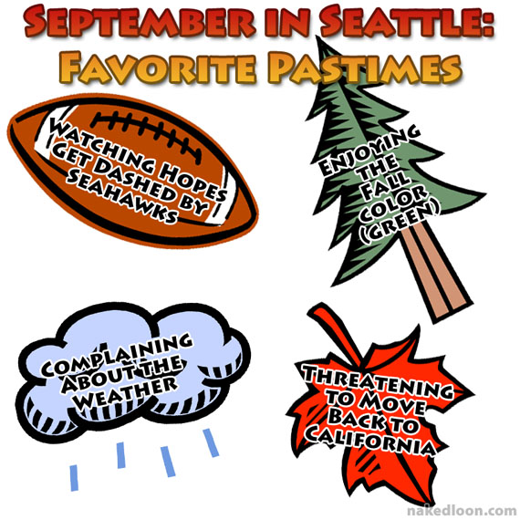 September in Seattle: Favorite Pastimes