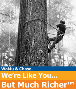 Former WaMu Customers Peeved at New JPMorgan Ads | The Naked Loon