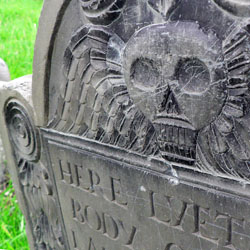 This could be you.  But it won't be if you follow The Naked Loon's simple and foolproof tips to avoid losing your job and subsequently running out of money, starving, and somehow ending up buried in Boston two hundred years ago.