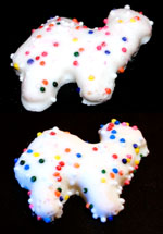 Top: Mother's Circus Animals | Bottom: Franz Frosted Animals